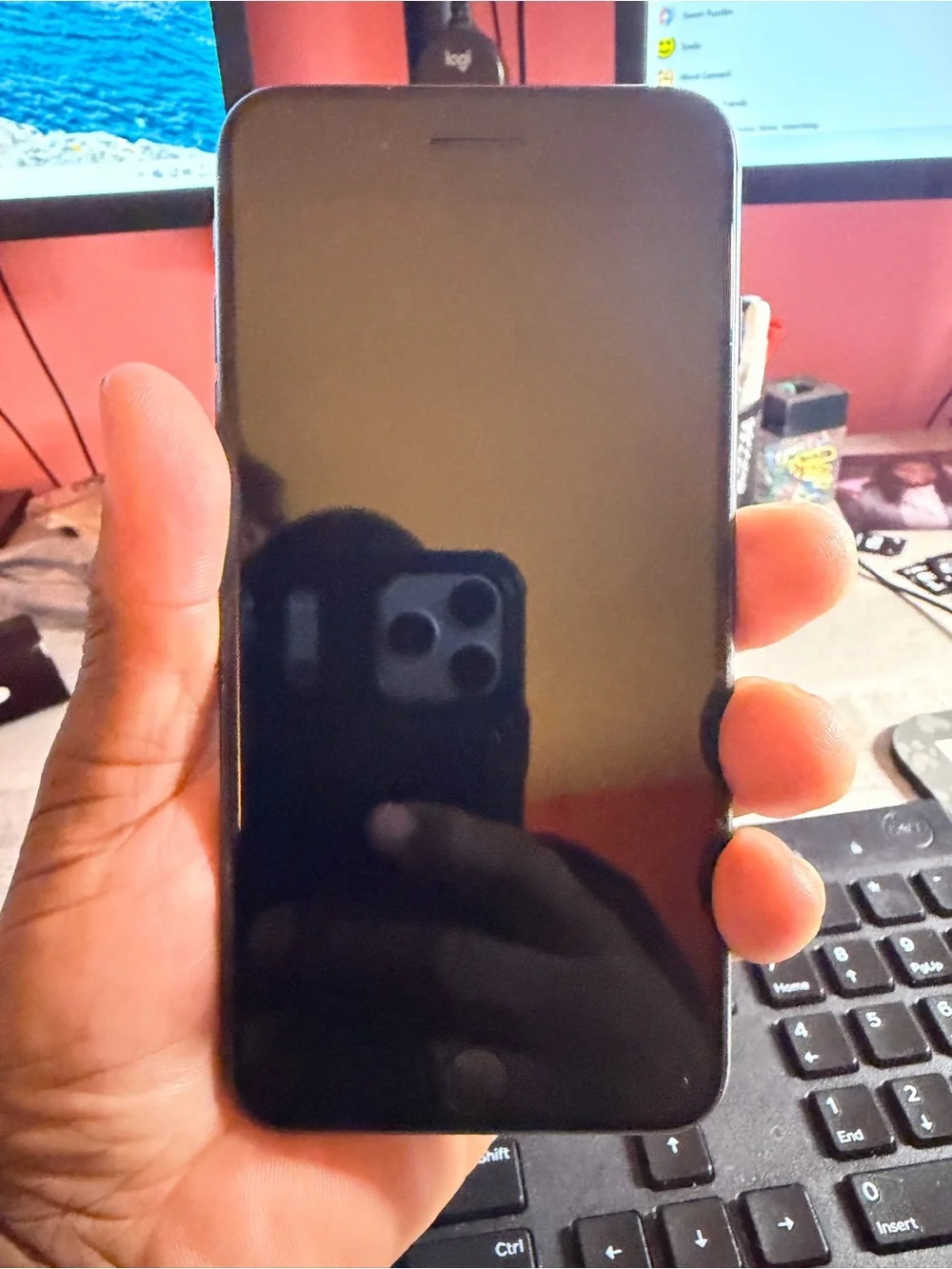 Apple Black iPhone Unlocked 64G.  Touchscreen and Home Button